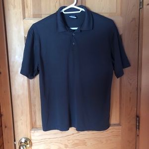 Nike Golf, Dri-Fit, dark gray golf shirt, Sz Large